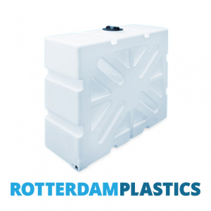 1000 Litre Water Tank Upright Baffled made from natural translucent Polyethylen with screw lid 
