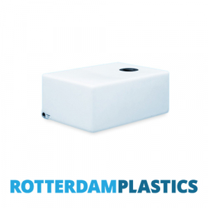 105 Litre Water Tank Flat made from natural translucent Polyethylen with screw lid 