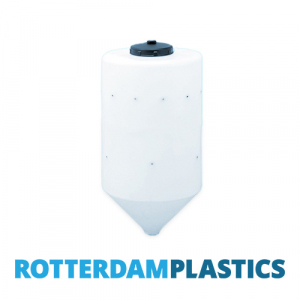 200 Litre conical Water Tank made from natural translucent Polyethylen with screw lid 