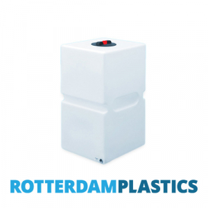 450 Litre Water Tank Upright Baffled made from natural translucent Polyethylen with screw lid 