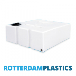 460 Litre Water Tank Flat Baffled made from natural translucent Polyethylen with screw lid