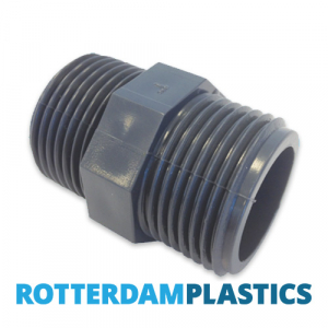 PVC Nipple 1/2 Inch External Thread