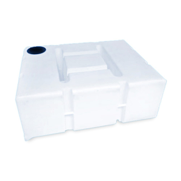 1000 Litre Water Tank Flat Baffled made from natural translucent Polyethylen with screw lid 