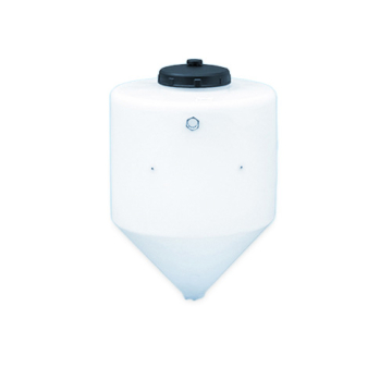 100 Litre conical Water Tank made from natural translucent Polyethylen with screw lid 