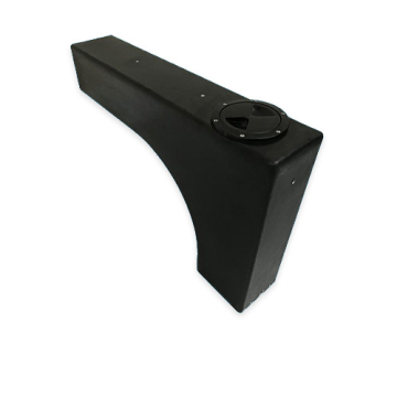 24 Litre Water Tank Wheel Arch made from black Polyethylen with screw lid