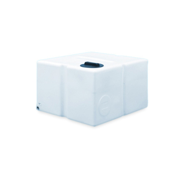 500 Litre Water Tank Flat Baffled made from natural translucent Polyethylen with screw lid 
