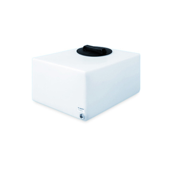 75 Litre Water Tank Flat made from natural translucent Polyethylen with screw lid 