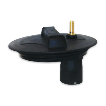 Lid Black 20 cm External Thread with Float Valve 1 Inch - 13 mm Hose Connection