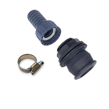 Tank Connection Set 25 mm Hose Straight