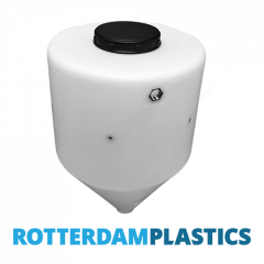 100 Litre conical Water Tank made from natural translucent Polyethylen with screw lid 