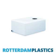 105 Litre Water Tank Flat made from natural translucent Polyethylen with screw lid 