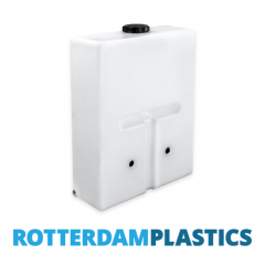 250 Litre Water Tank Upright Baffled made from natural translucent Polyethylen with screw lid 
