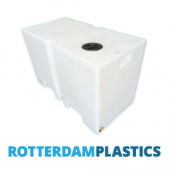250 Litre weight Water Tank Notches made from natural translucent Polyethylen with screw lid 
