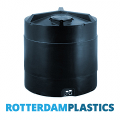 3200 Litre storage tanks round upright made from black Polyethylen with large screw lid