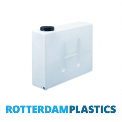 400 Litre Water Tank Upright Baffled made from natural translucent Polyethylen with screw lid 