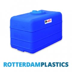 500 Liter Rechthoekige Horizontale Watertank met schroefdeksel gemaakt van blauw Polyethyleen