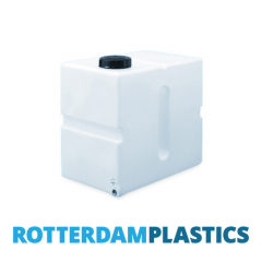 500 Litre Water Tank Upright Baffled made from natural translucent Polyethylen with screw lid 
