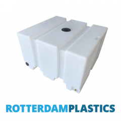 500 Litre weight Water Tank Notches made from natural translucent Polyethylen with screw lid 