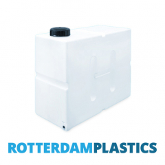 650 Litre Water Tank Upright Baffled made from natural translucent Polyethylen with screw lid 