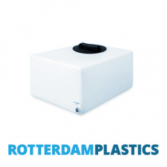 75 Litre Water Tank Flat made from natural translucent Polyethylen with screw lid 