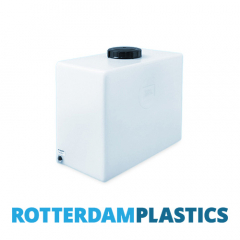 85 Litre Water Tank Upright 15 cm Lid made from natural translucent Polyethylen with screw lid 