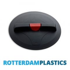 Lid Black 30 cm External Thread Vented