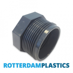 PVC Reducer3/4 Inch External Thread x 1/2 Inch Internal Thread