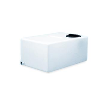 210 Litre Water Tank Flat Baffled made from natural translucent Polyethylen with screw lid 