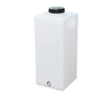 25 Litre Water Tank with Handles made from natural translucent Polyethylen with screw lid