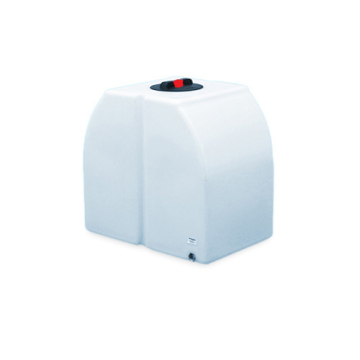 300 Litre D-Shaped Water Tank made from natural translucent Polyethylen with screw lid 