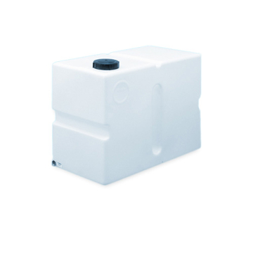 350 Litre Water Tank Upright Baffled made from natural translucent Polyethylen with screw lid 