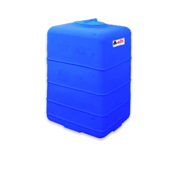 500 Liter Rechthoekige Verticale Watertank met schroefdeksel gemaakt van blauw Polyethyleen