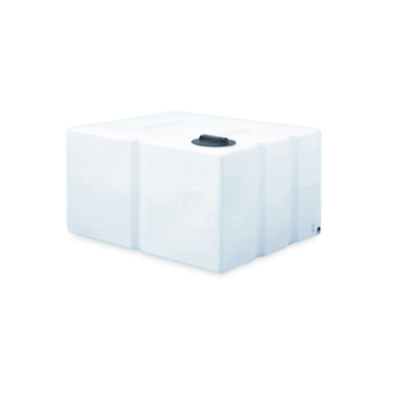 800 Litre Water Tank Flat Baffled made from natural translucent Polyethylen with screw lid 