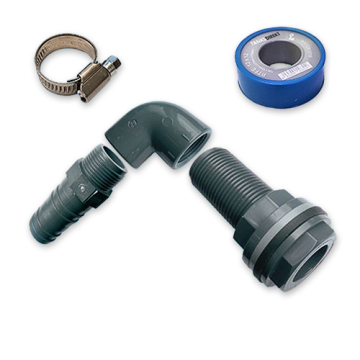 Tank Vent for 25 mm Hose 90° Bend 