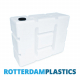 1000 Litre Water Tank Upright Baffled made from natural translucent Polyethylen with screw lid 