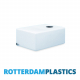 105 Litre Water Tank Flat made from natural translucent Polyethylen with screw lid 