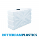 1250 Litre Water Tank Upright Baffled made from natural translucent Polyethylen with screw lid 