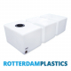 125 Litre Water Tank Flat made from natural translucent Polyethylen with screw lid 