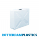 150 Litre Water Tank Upright Baffled made from natural translucent Polyethylen with screw lid 