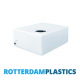 64 Litre Water Tank Flat made from natural translucent Polyethylen with screw lid  