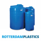 500 Litre storage Tank Round Upright made from blue Polyethylen with screw lid 