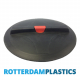 Lid Black 40 cm External Thread Vented