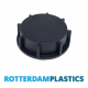 Lid Black 5 cm Internal Thread Unvented - Diesel Resistant