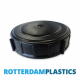 Lid Black 15 cm Internal Thread Vented