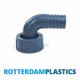 PP slangtule met 90° bocht 40mm met 1 1/2