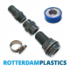 Tank Connection Set 30 mm Hose Straight,,