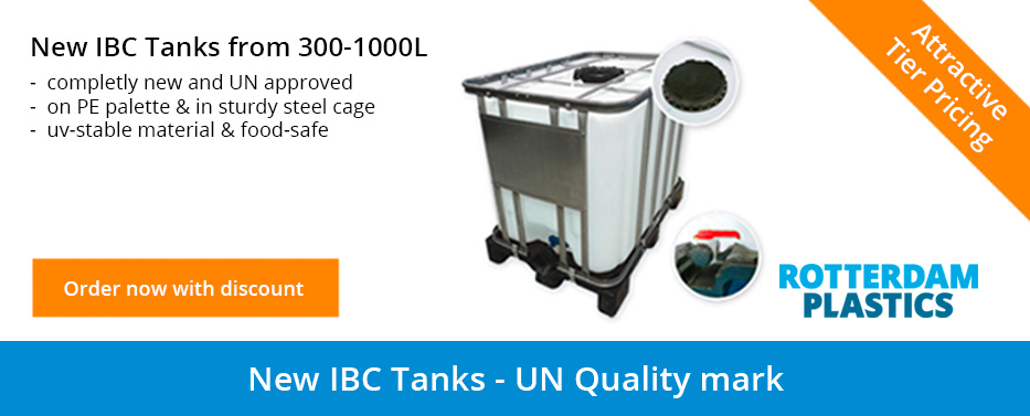 New IBC Tanks - UN Quality mark