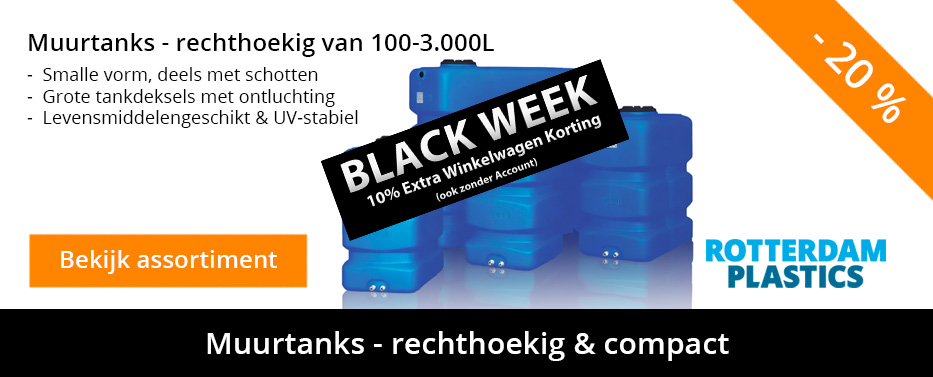 10% extra korting - Muurtanks